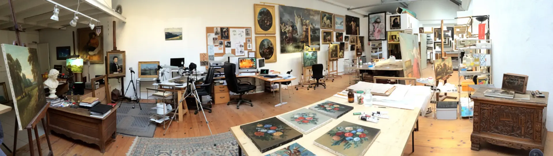 Restauration de tableaux à Monaco